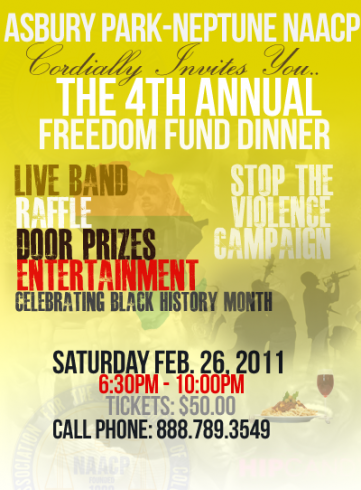 Asbury Park-Neptune NAACP 4th Annual Freedom Fund Dinner