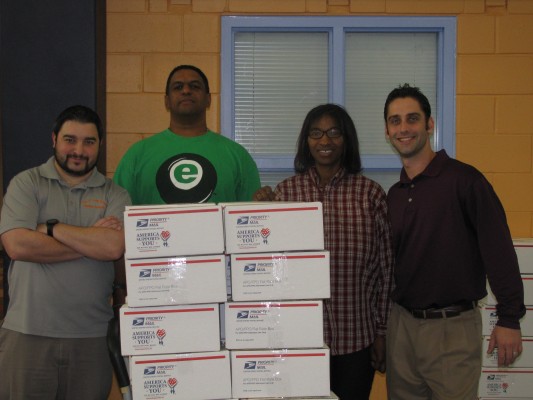 Students Put Together Care Package For Military Families