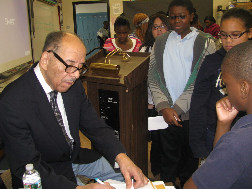 The Famous Author Dr. Leon Bass Visits Asbury Park’s Middle School