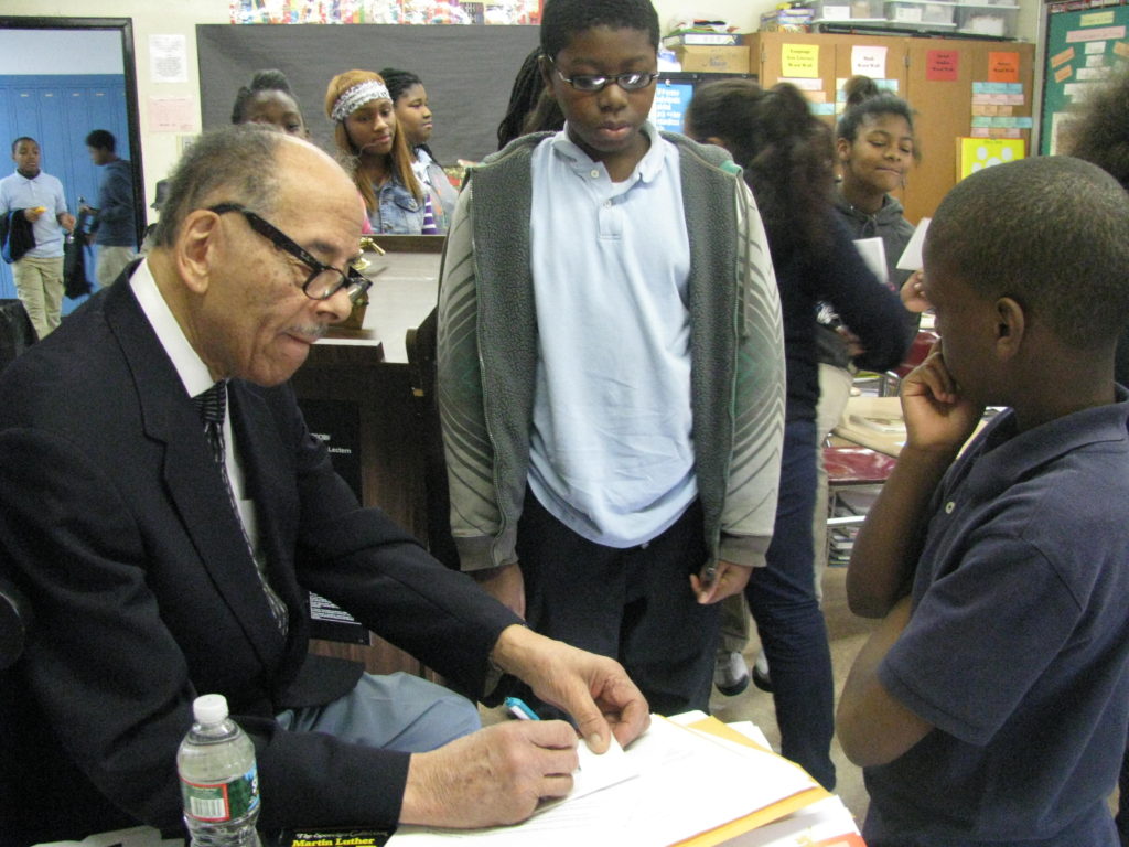 The Famous Author Dr. Leon Bass Visits Asbury Park’s Middle School