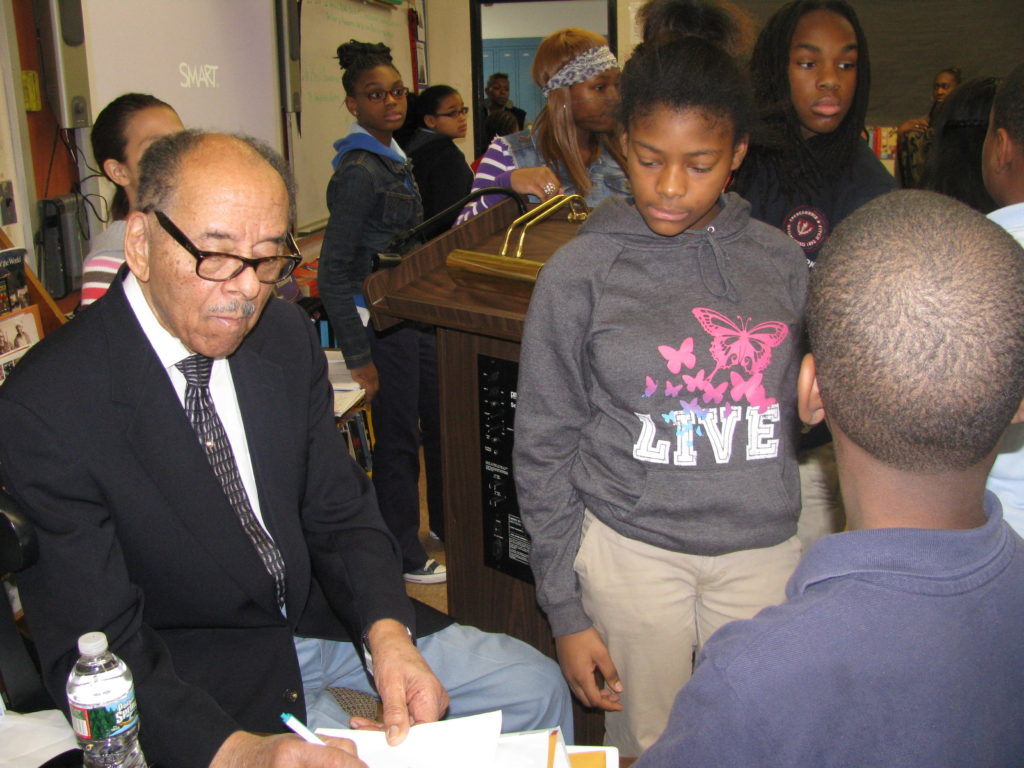 The Famous Author Dr. Leon Bass Visits Asbury Park’s Middle School