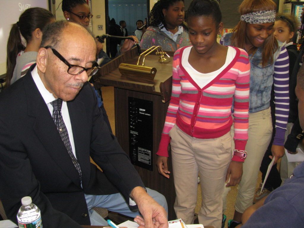 The Famous Author Dr. Leon Bass Visits Asbury Park’s Middle School