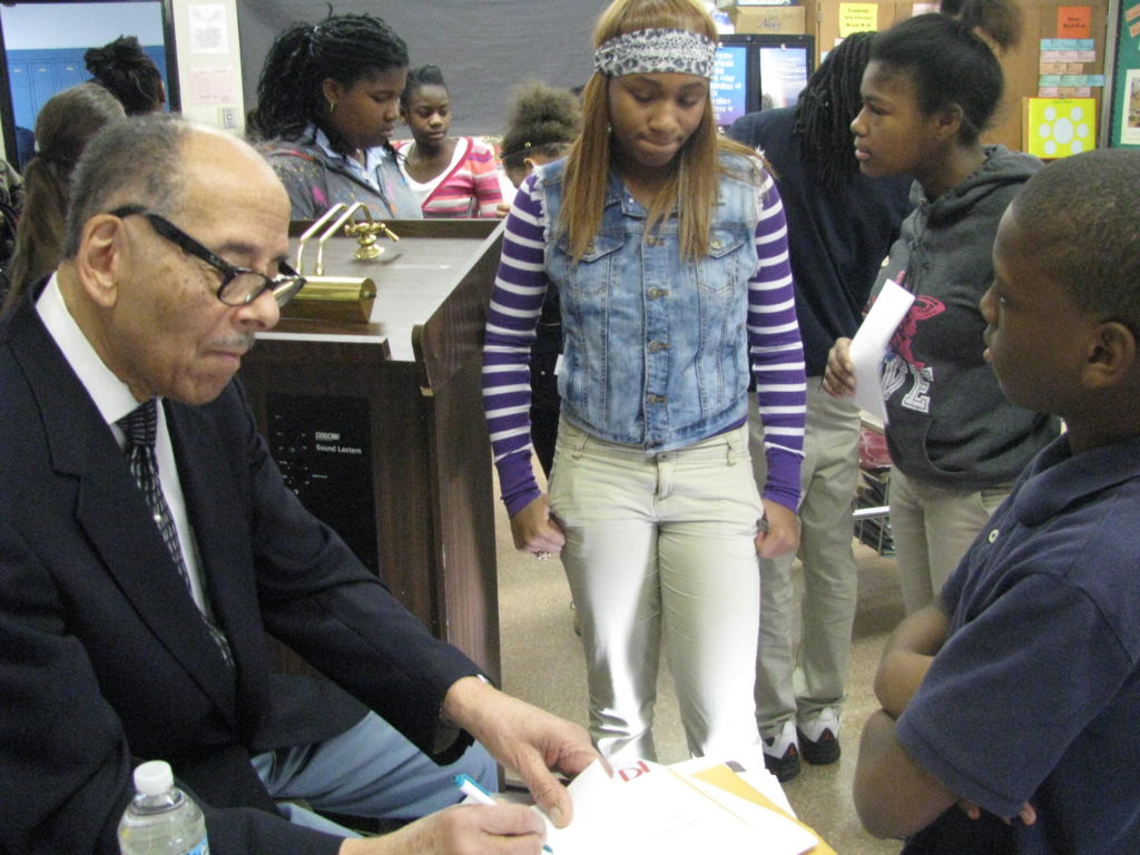 The Famous Author Dr. Leon Bass Visits Asbury Park’s Middle School