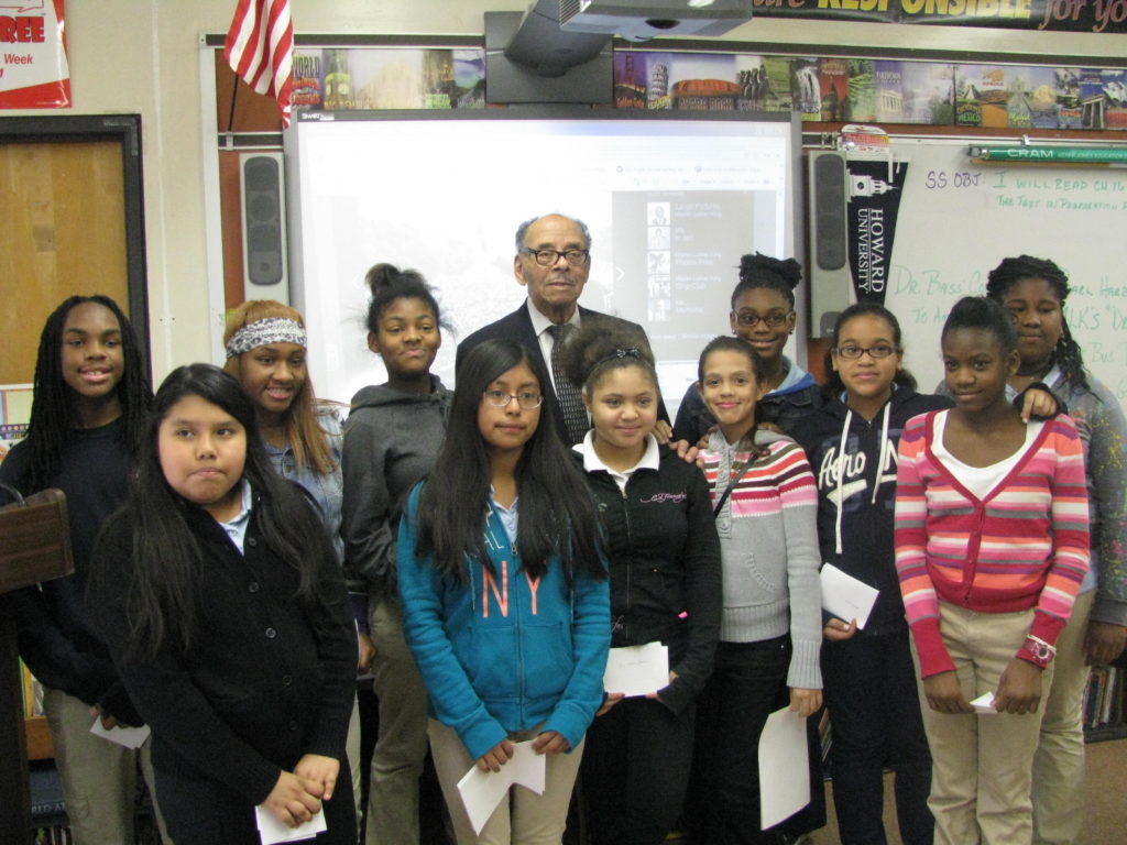 The Famous Author Dr. Leon Bass Visits Asbury Park’s Middle School