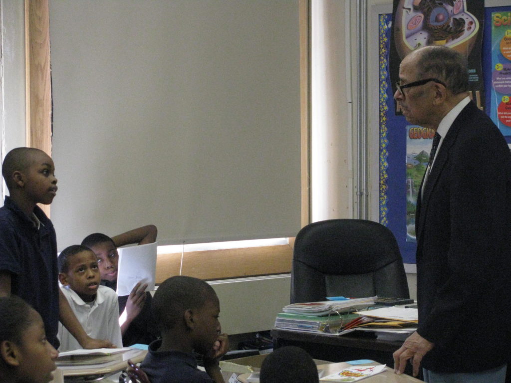 The Famous Author Dr. Leon Bass Visits Asbury Park’s Middle School