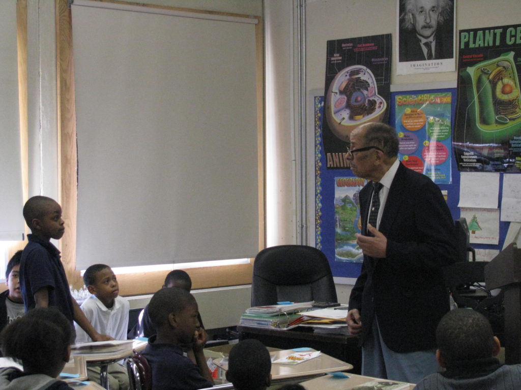 The Famous Author Dr. Leon Bass Visits Asbury Park’s Middle School