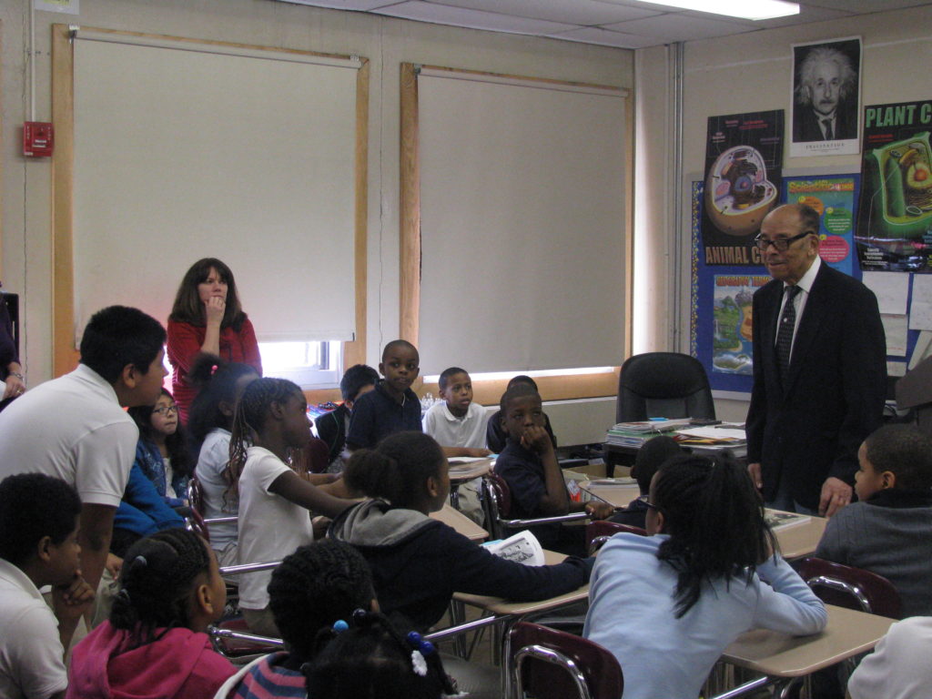 The Famous Author Dr. Leon Bass Visits Asbury Park’s Middle School