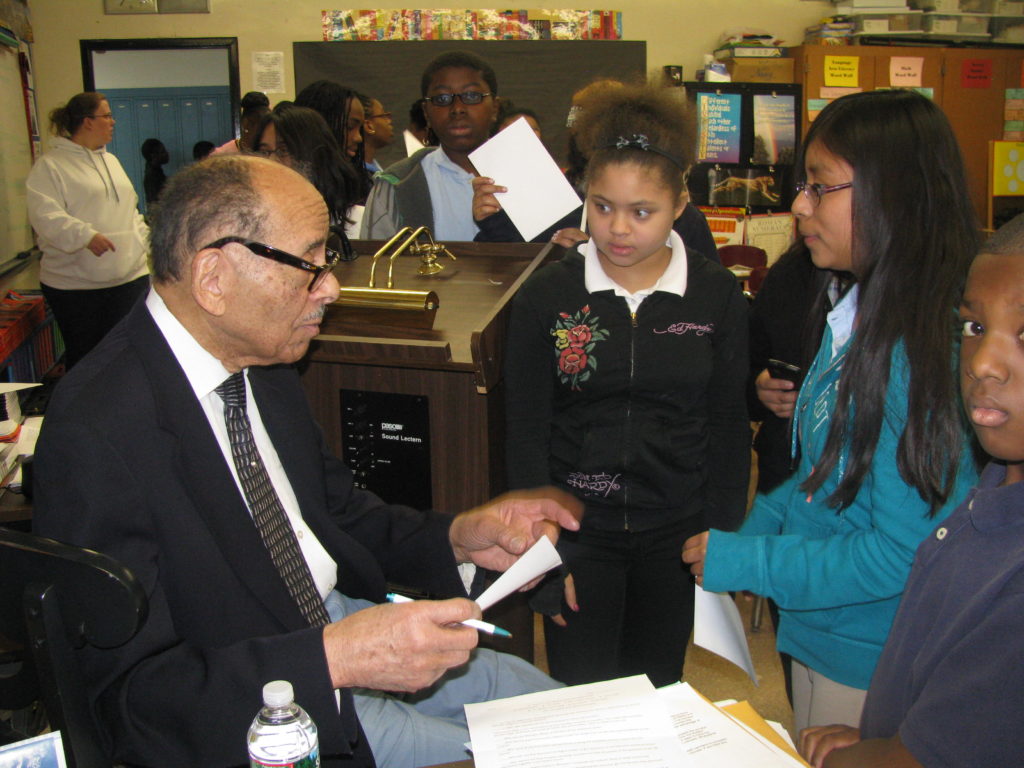 The Famous Author Dr. Leon Bass Visits Asbury Park’s Middle School