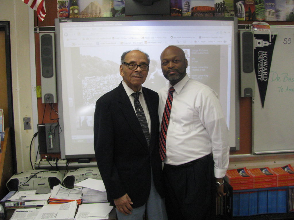 The Famous Author Dr. Leon Bass Visits Asbury Park’s Middle School