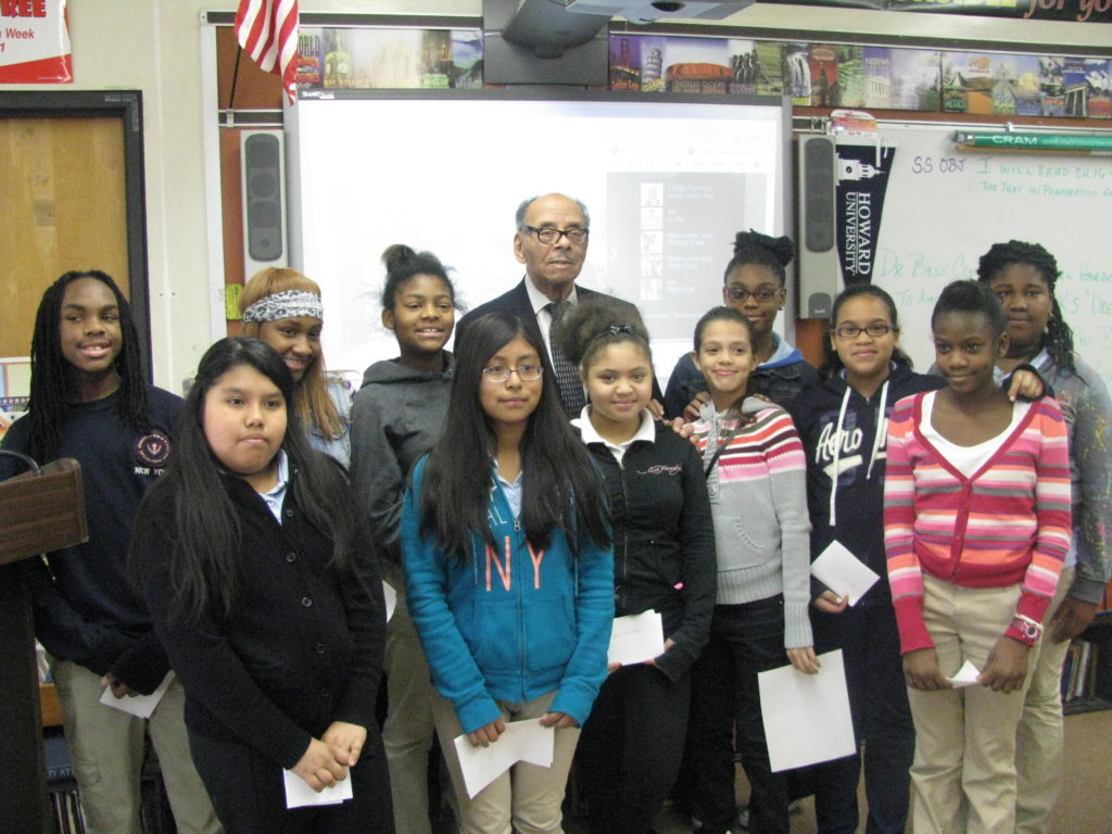 The Famous Author Dr. Leon Bass Visits Asbury Park’s Middle School