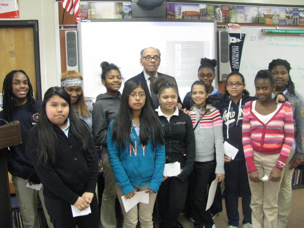 The Famous Author Dr. Leon Bass Visits Asbury Park’s Middle School