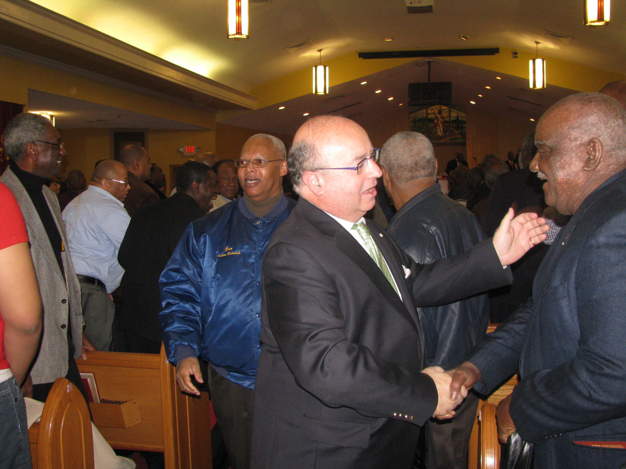 23rd Annual Men's Community Breakfast At The Piligram Baptist Church In Red Bank