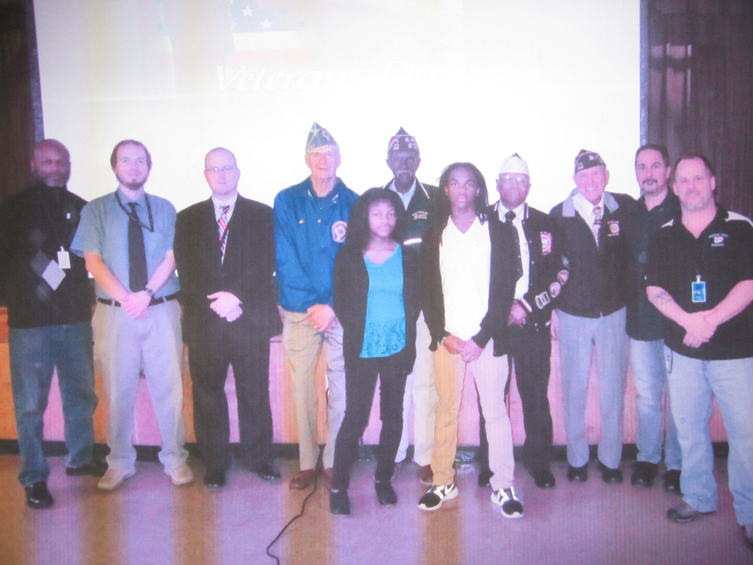 Veterans Day at Asbury Park Middle School