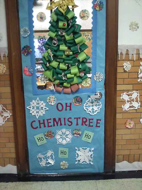 Asbury Park High Christmas door